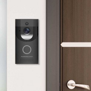 POWEROLOGY SMART VIDEO DOORBELL - BLACK