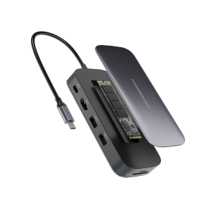 Powerology 512GB USB-C Hub & SSD Drive All-in-one  Connectivity & Storage