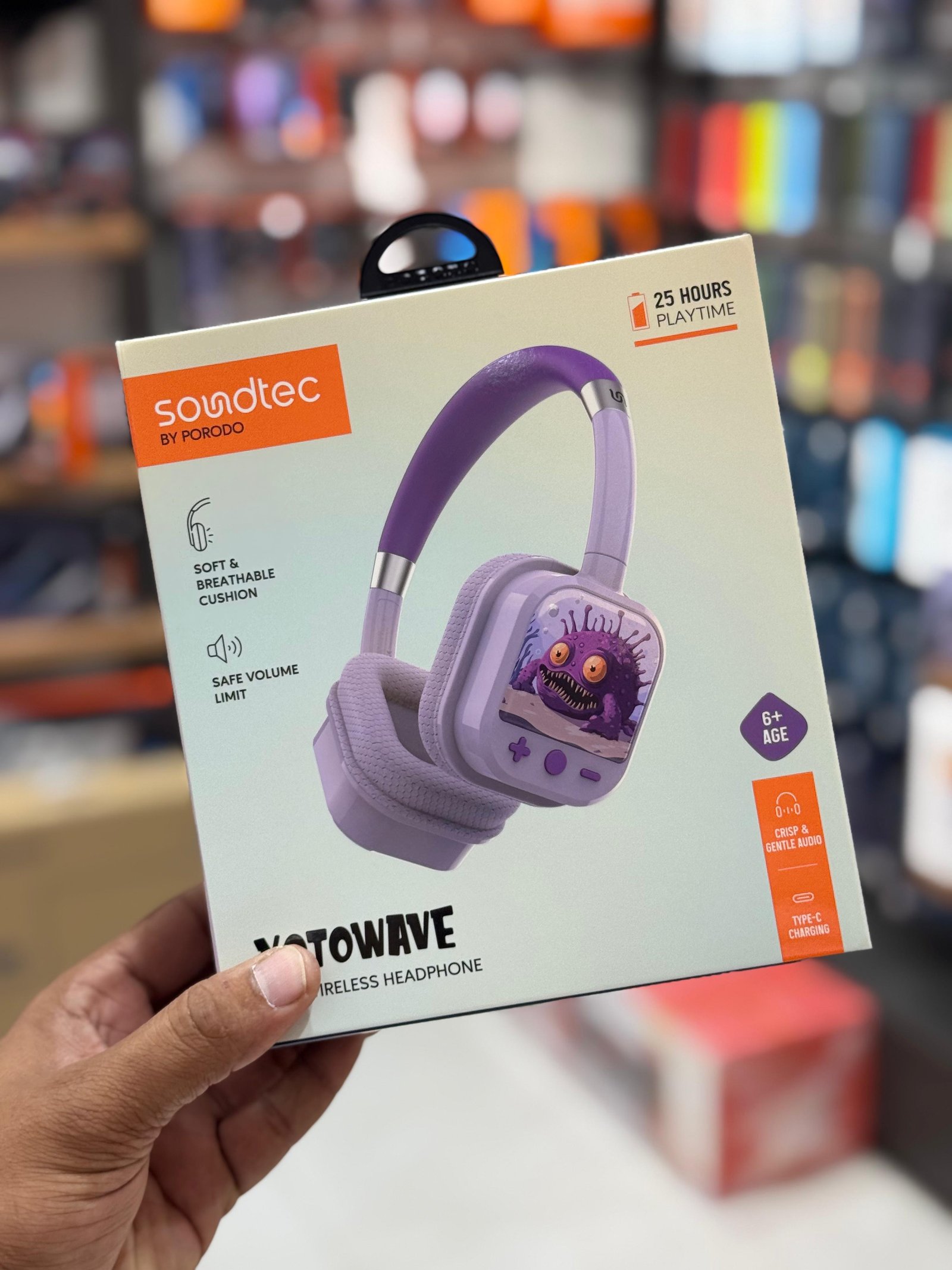 Porodo Soundtec Yotowave Kids Wireless Headphone