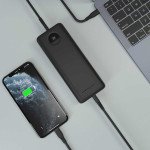 Powerology 20000mAh Compact Power Bank -black