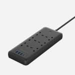 Powerology Smart Multiport Socket 6 AC / 3 USB & USB-C PD 30W / 3250W 13A