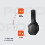 Porodo Soundtec PRIMO Wireless Headphone ENC & Low- Latency Gaming Mode.