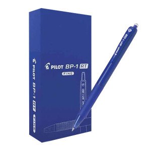 Pilot Retractable Ball Pen BP-1RT بايلوت قلم جاف كبس Nib Size :Fine 0.7, Unit: 12 Pcs Box – 1.200د.ك