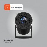 Porodo Gaming 4K Projector with Auto Keystone and Gamepad Controller, Android 11.0 Operating System, Wi-Fi 2.4/5 GHz and BT 5.0 Connectivity, English