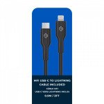 Powerology Ultra-Compact Power Bank 10000mAh PD 20W with MFi USB-C to Lightning Cable 0.9m/3ft