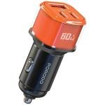 Porodo 60W Averin Multi-Port Car Charger Aluminum Alloy Housing