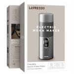 Lepresso MokaRise Electric Moka Maker with One- Touch Operation - Silver