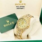Rolex Full Stone Battery Watch 01