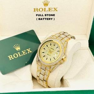 Rolex Full Stone Battery Watch 01