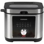 Porodo Lifestyle Stainless Steel 2.5l Deep Fryer Adjustable Temperature | Non-Stick Tray